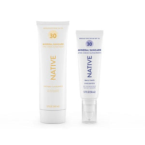 Native Mineral Face Lotion Unscented SPF 30 1.7 fl oz - Imperfect Box