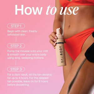 Bali Body Ultra Dark Self Tanning Mousse 6.7 fl oz - Imperfect Container