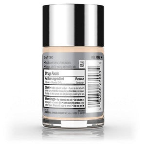 Neutrogena Healthy Skin Liquid Makeup Foundation, Lightweight & Flawless Coverage with Broad Spectrum SPF 20 Sunscreen 30 Buff - Imperfect Container