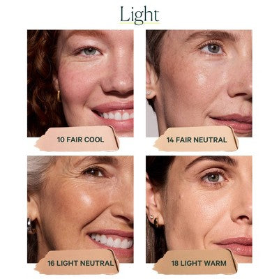 Well People Supernatural Complexion Stick Foundation + Concealer 18 Light Warm 0.28oz - New