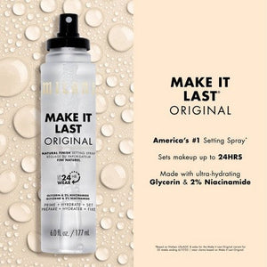 Milani Make It Last Original Natural Finish Setting Spray 6 fl oz - New