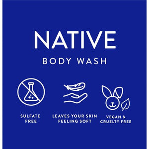 Native Sulfate Free Body Wash Coconut; Vanilla 36 fl oz - Imperfect Container