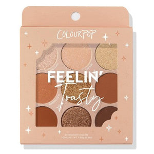 ColourPop 9-Pan Eyeshadow Makeup Palette Feelin' Toasty 0.3oz - Imperfect Box