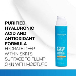 Neutrogena Hydro Boost Hyaluronic Acid Facial Moisturizer to Hydrate & Soothe Dry Skin SPF 50 1.7 fl oz - Imperfect Box