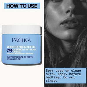Pacifica Wake Up Beautiful Overnight Retinol Cream 1.7 fl oz - Imperfect Box