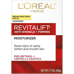 L'Oreal Paris Revitalift Anti-Wrinkle + Firming Day Cream SPF 25  1.7oz - Imperfect Box