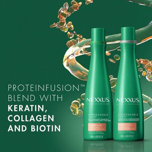 Nexxus Unbreakable Care Sulfate & Silicone Free Biotin Conditioner For Fine & Thin Hair with Keratin 13.5 fl oz - Imperfect Container