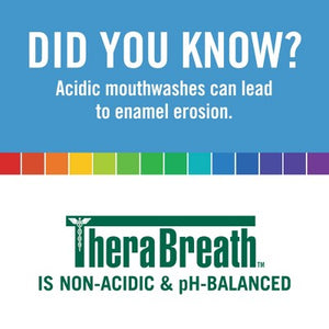 TheraBreath Fresh Breath Mouthwash Alcohol Free Icy Mint 16 fl oz - New