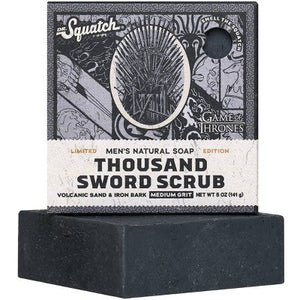 DR. SQUATCH Men's All Natural Bar Soap Thousand Sword Scrub 5oz - Imperfect Box