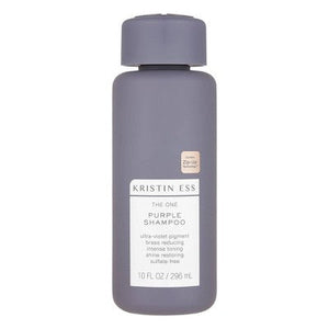 Kristin Ess Sulfate Free Purple Shampoo, Tones Brassiness for Blonde + Brunette Hair - 10 fl oz