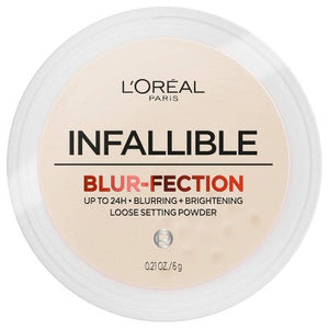 L'Oreal Paris Infallible Blur-fection Longwear Loose Setting Powder Translucent Light 0.21oz - Imperfect Container