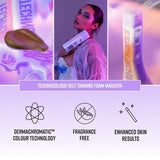 Bondi Sands Technocolor 1 Hour Express Self Tanning Foam Magenta 6.76 fl oz - New