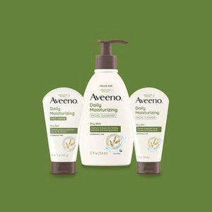 Aveeno Daily Moisturizing Face Cleanser with Soothing Oat Refill Pouch 12 fl oz - New