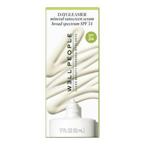 Well People Daygleamer Mineral Sunscreen Serum SPF 34 1.7 fl oz - Imperfect Box