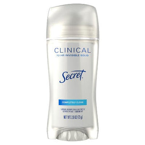 Secret Clinical Strength Completely Clean Invisible 2.6oz - Imperfect Box