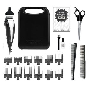 Wahl Chrome Cut Corded Electric Hair Clipper Kit with Self Sharpening Blades and 12 Haircutting Attachment Guards - Imperfect Box