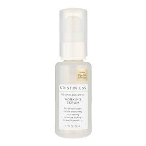 Kristin Ess Weightless Shine Working Hair Serum Frizz Taming, Smoothing, Moisture Locking 1.7 fl oz - Imperfect Box