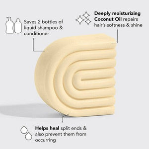 Kitsch Coconut Oil Deep-Moisturizing Solid Conditioner Bar 2.7oz - Imperfect Box