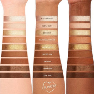 ColourPop 9-Pan Eyeshadow Makeup Palette Feelin' Toasty 0.3oz - Imperfect Box