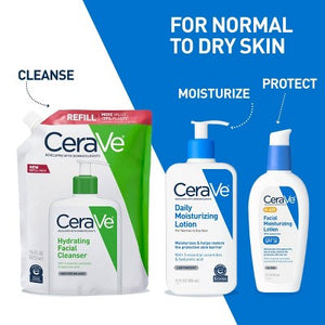 CeraVe Hydrating Face Wash with Hyaluronic Acid and Glycerin Refill 16 fl oz - New