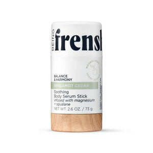 Being Frenshe Body Serum Stick with Magnesium Bergamot Cedar 2.6oz - New