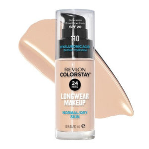 Revlon ColorStay Makeup for Normal/Dry Skin with SPF 20 110 Ivory  1 fl oz - Imperfect Container