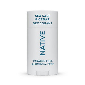 Native Solid Deodorant for Men & Women Sea Salt & Cedar Aluminum-Free 2.65oz - Imperfect Container
