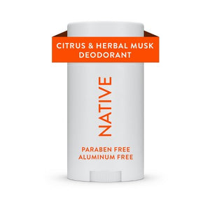 Native Solid Deodorant for Men & Women Citrus & Herbal Musk 2.65oz - Imperfect Container