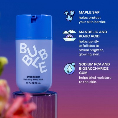 Bubble Skincare Over Night Hydrating Sleep Mask 1.7 fl oz - Missing Box
