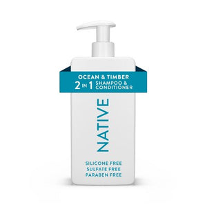 Native Ocean Timber Moisturizing 2-in-1 for Men & Women 16.5 fl oz - New