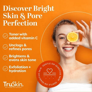 TruSkin Liquid Exfoliant with Vitamin C 4.2 fl oz - New