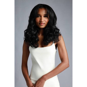 Curlkalon Soft Curl 10 inch Clip-In Natural Black Hair Extensions 9ct - New