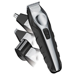 Wahl Lithium Ion All In One Cordless Rechargeable Electric Beard Trimmer, Shaver, Detailer, Nose Trimmer - Imperfect Box