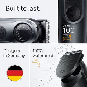 BRAUN ALL-IN-ONE STYLE KIT SERIES 5 AIO5490 RECHARGEABLE 9-IN-1 BODY, BEARD; HAIR TRIMMER - Imperfect Box