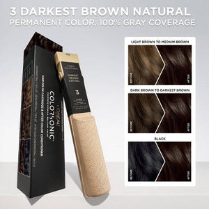 L'Oreal Paris Colorsonic Permanent Hair Color Cartridge Darkest Brown Natural 3 - Imperfect Box