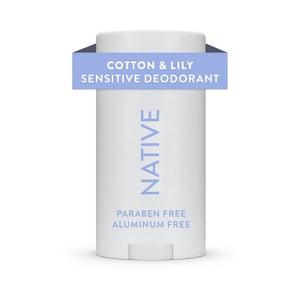 Native Sensitive Solid Deodorant Cotton & Lily  2.65oz - New