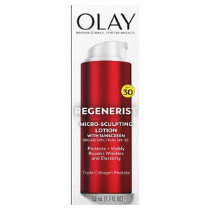 Olay Regenerist Micro-Sculpting Cream Face Moisturizer SPF 30  1.7 fl oz - Imperfect Box