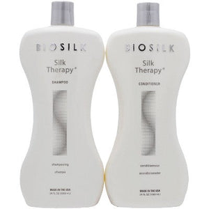 Biosilk Therapy Shampoo Conditioner 68 fl oz/2pc - Imperfect Container