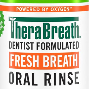 TheraBreath Fresh Breath Mouthwash Alcohol-Free Mild Mint 16 fl oz - New