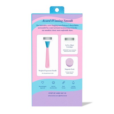 Athena Women's 5 Blade Reusable Razor Kit Pool Party - Imperfect Box