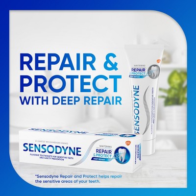 Sensodyne Whitening Repair and Protect 2pk Toothpaste - Imperfect Box