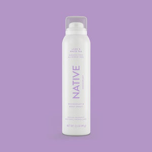 Native Spray Deodorant Lilac & White Tea Aluminum-Free 3.5oz - Imperfect Container