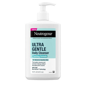 Neutrogena Ultra Gentle Foaming Facial Cleanser, Hydrating Face Wash 16 fl oz - New