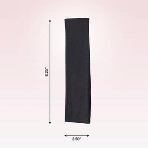 Scunci by Conair No Damage Stretch Fabric Headbands Black  5pcs - New
