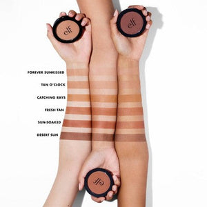 e.l.f. Primer-Infused Matte Bronzer Fresh Tan 0.35oz - New