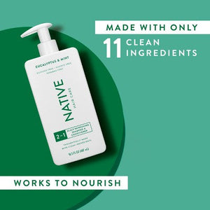 Native Eucalyptus & Mint Scalp Refreshing 2-in-1  16.5 fl oz - Imperfect Container