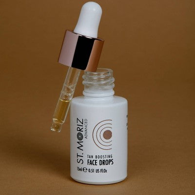 St. Moriz Facial Tan Boosting Serum Tanning Drops 0.51 fl oz - New