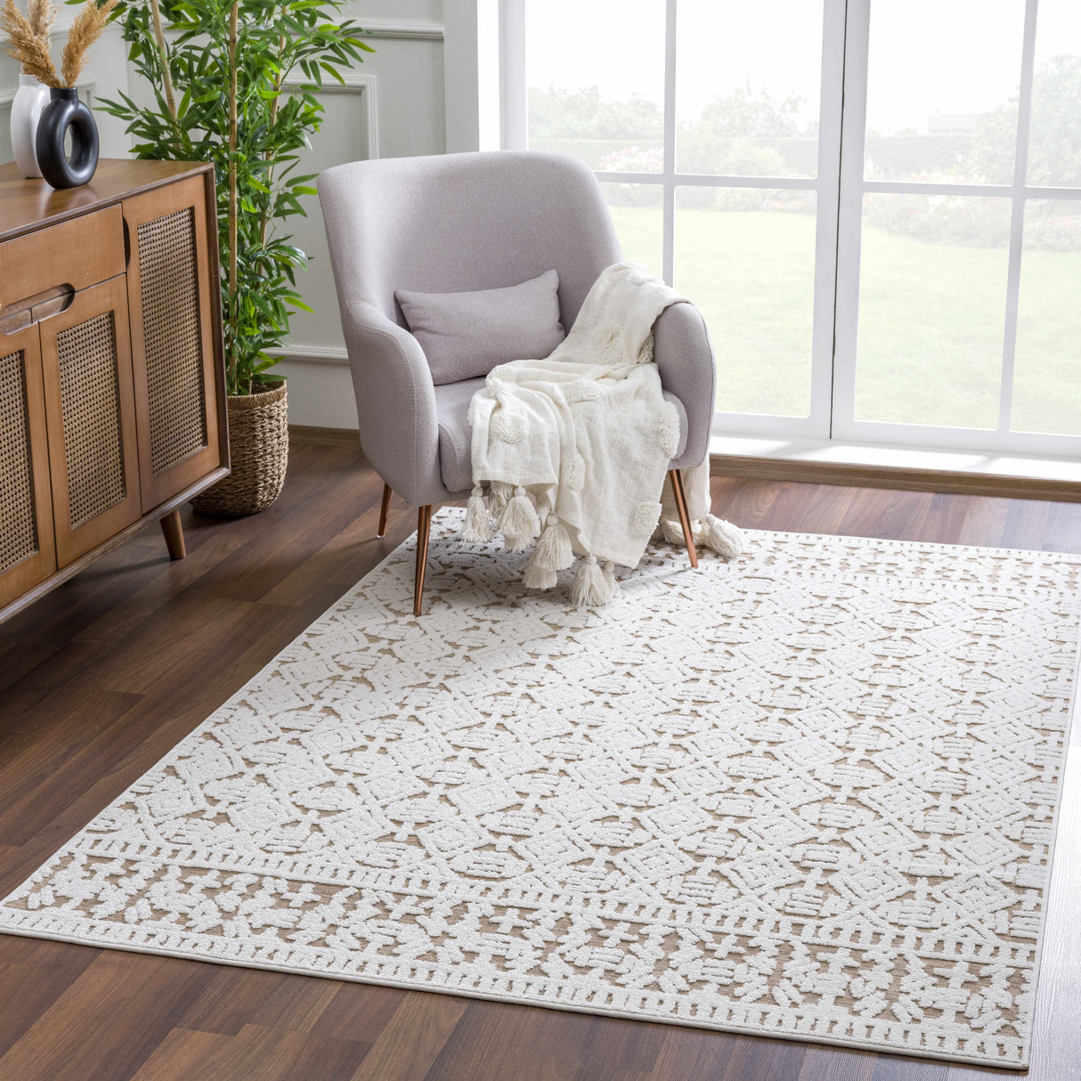 Retrieve 3D Outdoor Area Rug - Clearance