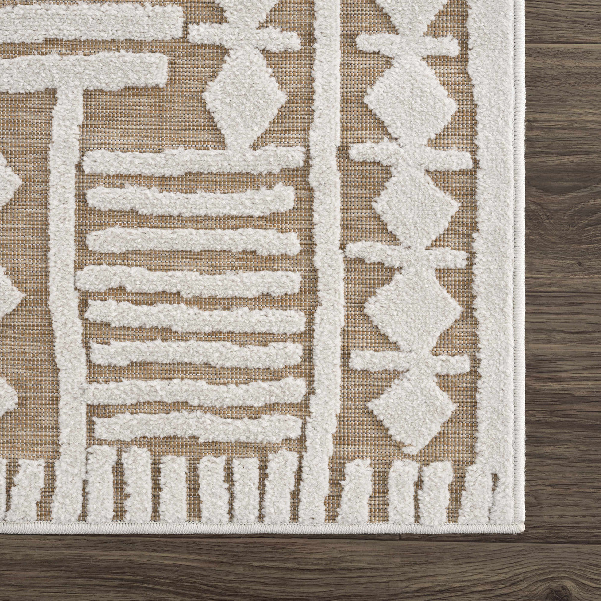 Jalaud 3D Outdoor Area Rug - Clearance