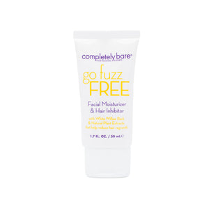 Completely Bare Go Fuzz Free Facial Moisturizer & Hair Inhibitor 1.7oz - New